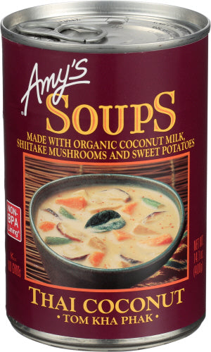 Amy's Thai Coconut Soup 14.1oz 12ct