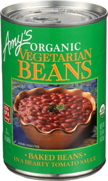Wholesale Amys Organic Vegetarian Baked Beans 15oz Can-12.0ct Case Bulk