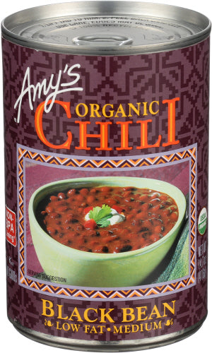 Amy's Organic Chili Medium Black Bean 14.7oz 12ct