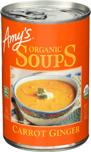 Amy's Organic Carrot Ginger Soup 14.2oz 12ct