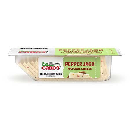 Cabot Cheese Pepper Jack Cheese Slices 7 oz Pack