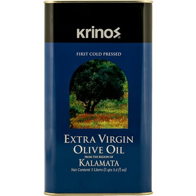 Krinos Extra Virgin Olive Oil 3L Tin