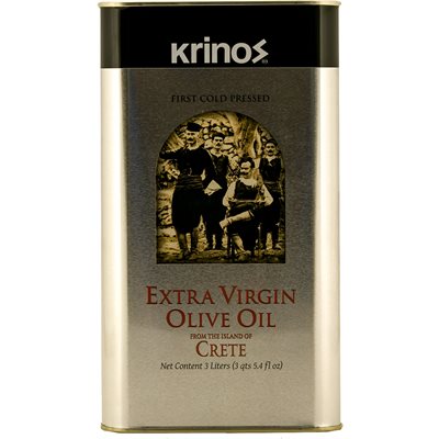 Krinos Extra Virgin Olive Oil 3L Tin