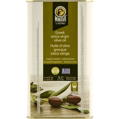 Wholesale Minerva Extra Virgin Olive Oil 3L Tin-6 Ct Case Bulk