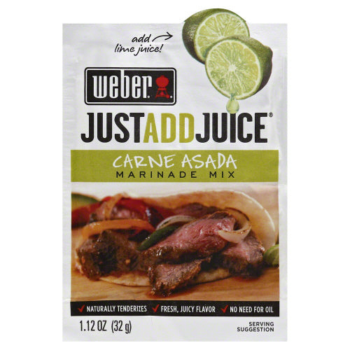 Weber Carne Asada "Just Add Juice" Seasoning 1.12 oz Bag