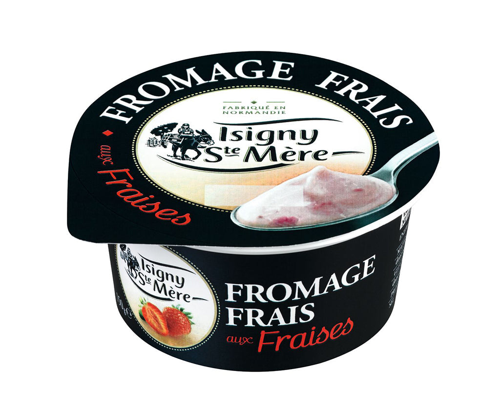 Isigny Sainte Mère Fromage Frais Strawberry 5.3oz 6ct