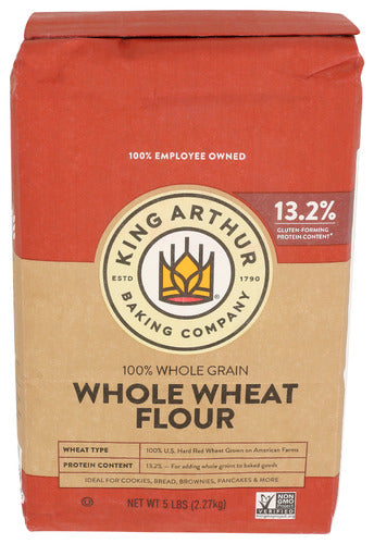 King Arthur Flour Whole Wheat Flour 5 Lb Bag