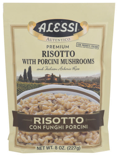 Alessi Funghi Risotto Porcini Mushrooms 8oz 6ct