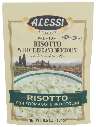 Alessi Risotto Cheese and Brocollini 6.5oz 6ct