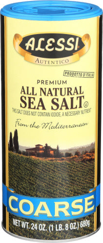 Alessi Coarse Sea Salt 24 Oz Can
