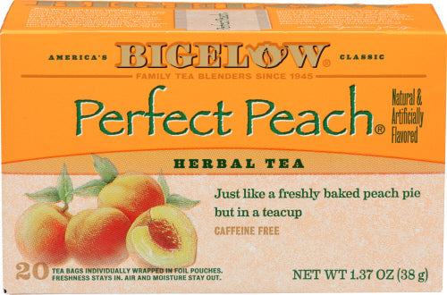 Bigelow Herbal Perfect Peach 1.37oz 6ct