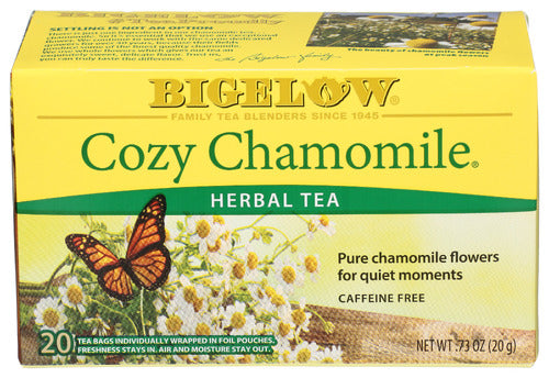 Bigelow COzy Chamomile Herb Tea 0.73oz 6ct