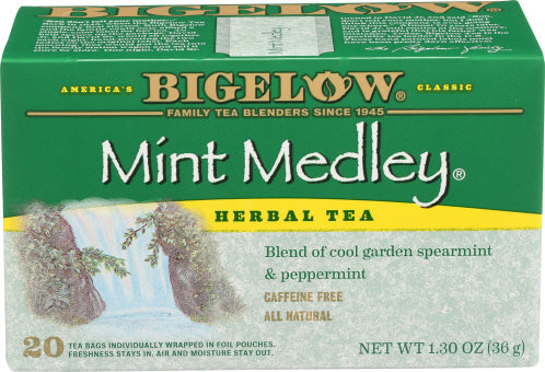 Bigelow Mint Medley Herbal Tea 1.30oz 6ct