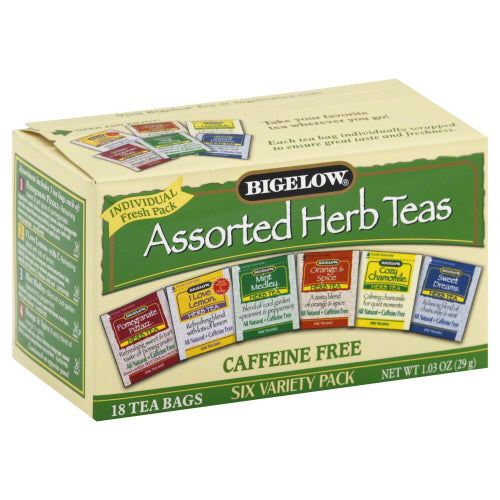 Bigelow Assorted Herb Six Variety Teas 1.03oz 6ct