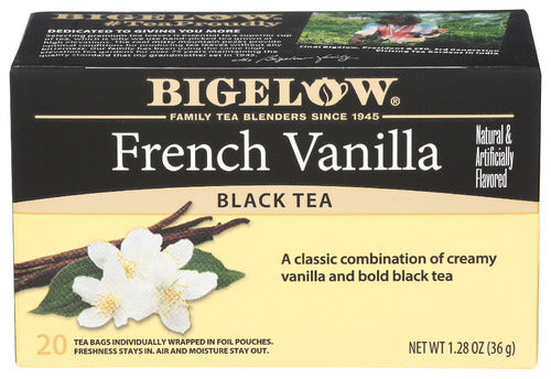 Bigelow French Vanilla Tea 1.28oz 6ct