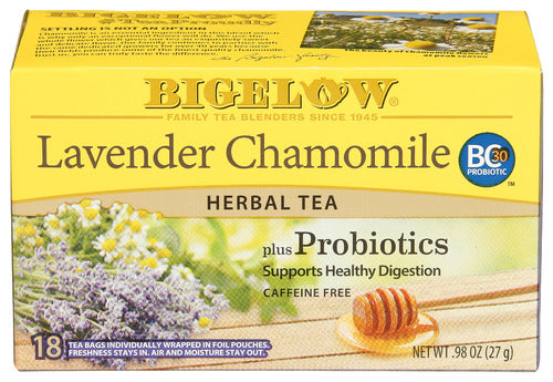 Bigelow Lavender Chamomile Herbal Tea 0.98oz 6ct