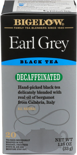 Bigelow Decaf Earl Grey Tea Bags 1.18oz 6ct