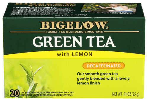 Bigelow Tea Decaf Green Lemon 0.91oz 6ct