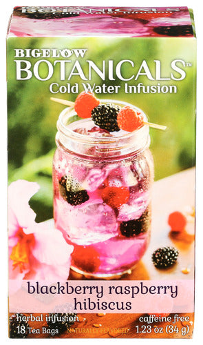 Bigelow Botanicals Blackberry Raspberry Hibiscus Tea 1.23oz 6ct