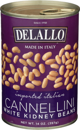 Delallo Beans Can-Cannellini 14oz 12ct