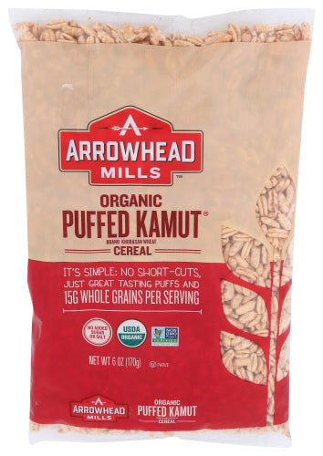 Arrowhead Mills Puffed Kamut Cereal 6oz 12ct