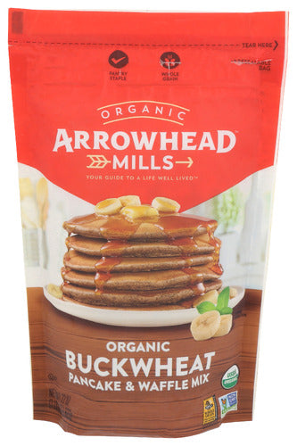 Arrowhead Mills Organic Buckwheat Pancake & Waffle Mix 22oz 6ct