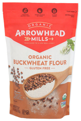 Arrowhead Mills Organic Buckwheat Flour 22 oz Bag