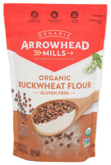 Wholesale Arrowhead Mills Organic Buckwheat Flour 22 oz Bag- Bulk