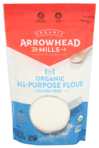 Wholesale Arrowhead Mills All Purpose Organic Flour 20 oz Bag- Bulk
