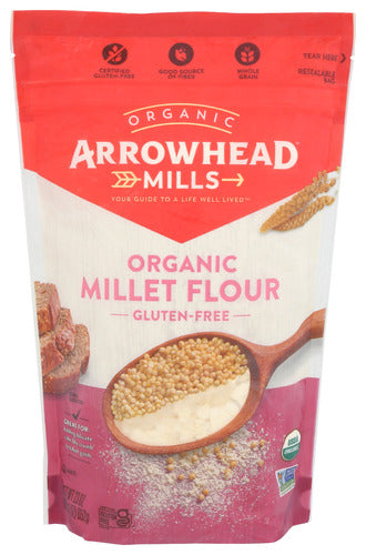 Arrowhead Mills Organic Millet Flour 23 oz bag