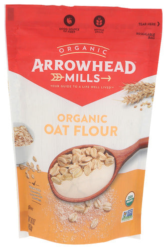Wholesale Arrowhead Mills Organic Oat Flour 16 Oz Bag- Bulk