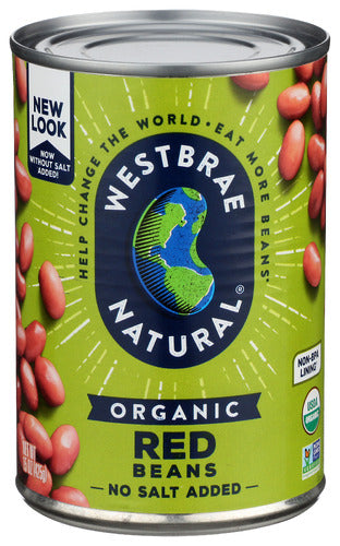 Westbrae Organic Red Beans Fat Free 15oz 12ct