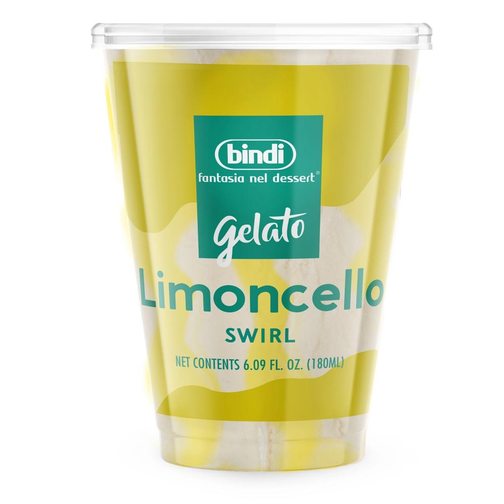 Bindi Limoncello Swirl Gelato | 6 oz