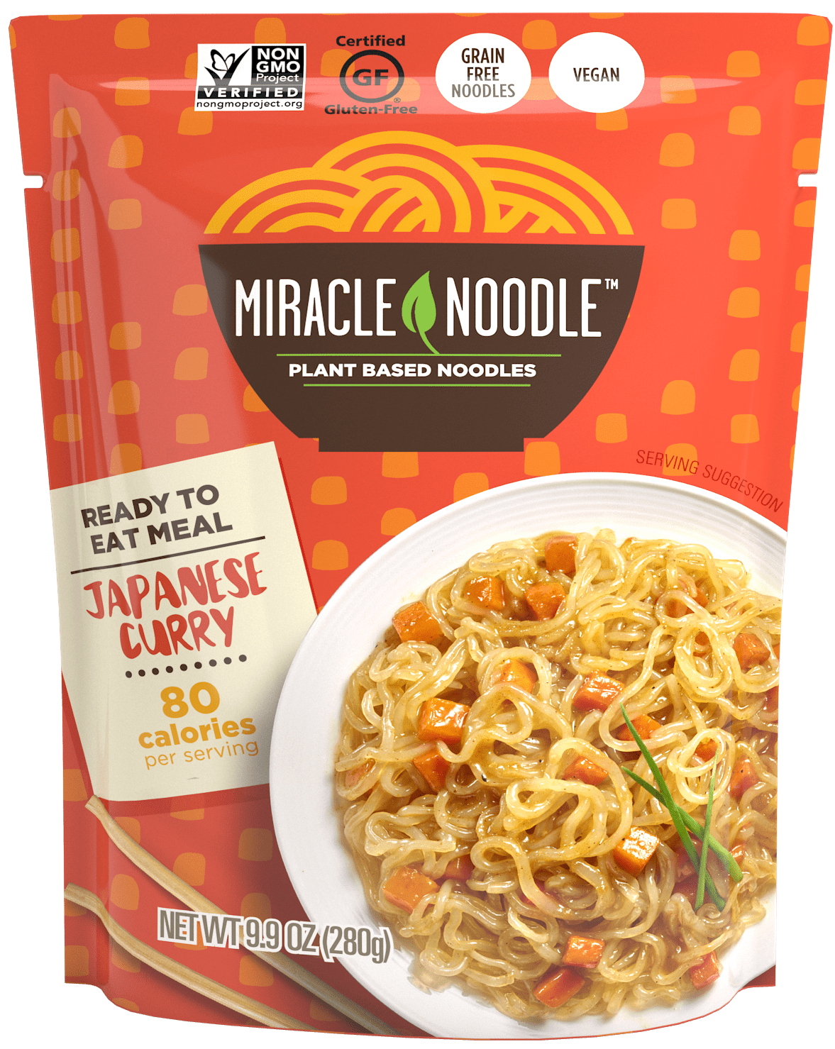 Miracle Noodle Meal Japan Curry Noodles 280 g Bag