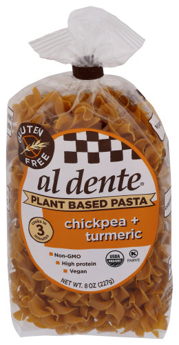 Al Dente Pasta Chickpea Turmeric 8oz 6ct