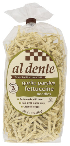 Al Dente Garlic Parsley Fettuccine 12oz 6ct