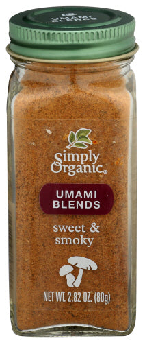 Wholesale Simply Organic Sweet & Smoky Umami Blend Powder 2.82 Shaker- Bulk