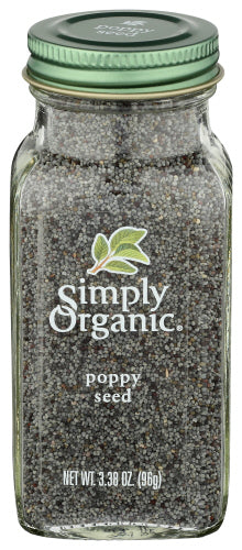 Simply Organic Seasoning Poppy Seed 3.38 oz Shaker