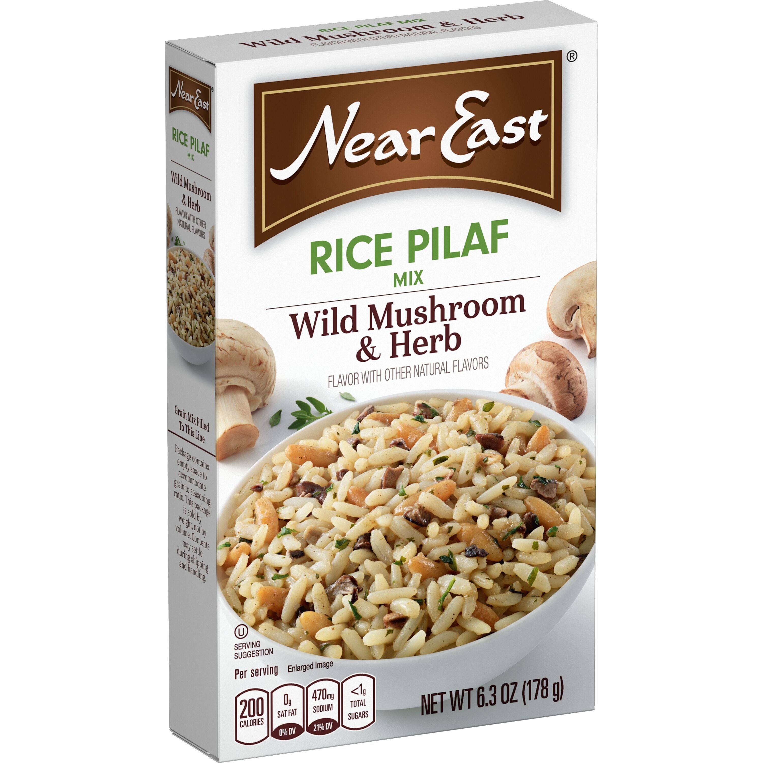 Near East Rice Mix Pilaf Wild Mushroom & Herb 6.3 oz