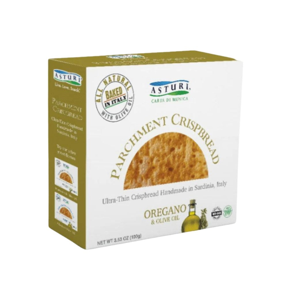 Asturi Oregano And Olive Oil Crispbread | 3.53 oz