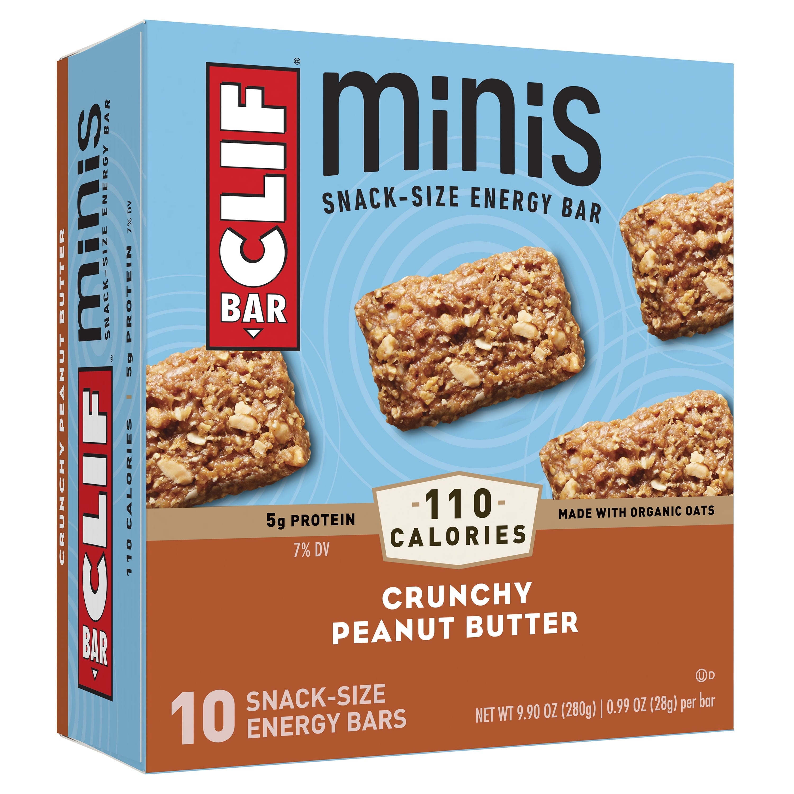Clif Bar Minis Crunchy Peanut Butter 9.90 Oz Box