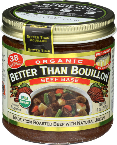 Better Than Bouillon Organic Beef Base 8oz 6ct