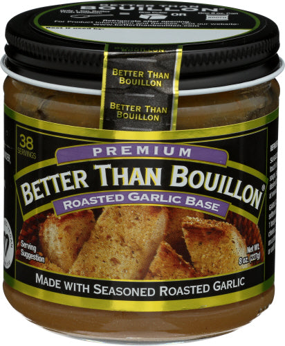 Better Than Bouillon Roasted Garlic Base 8 oz Jar