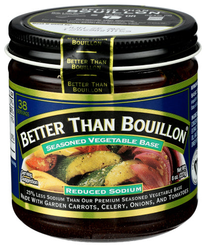 Better Than Bouillon All Natural Reduced Sodium Vegetable Base 8oz 6ct