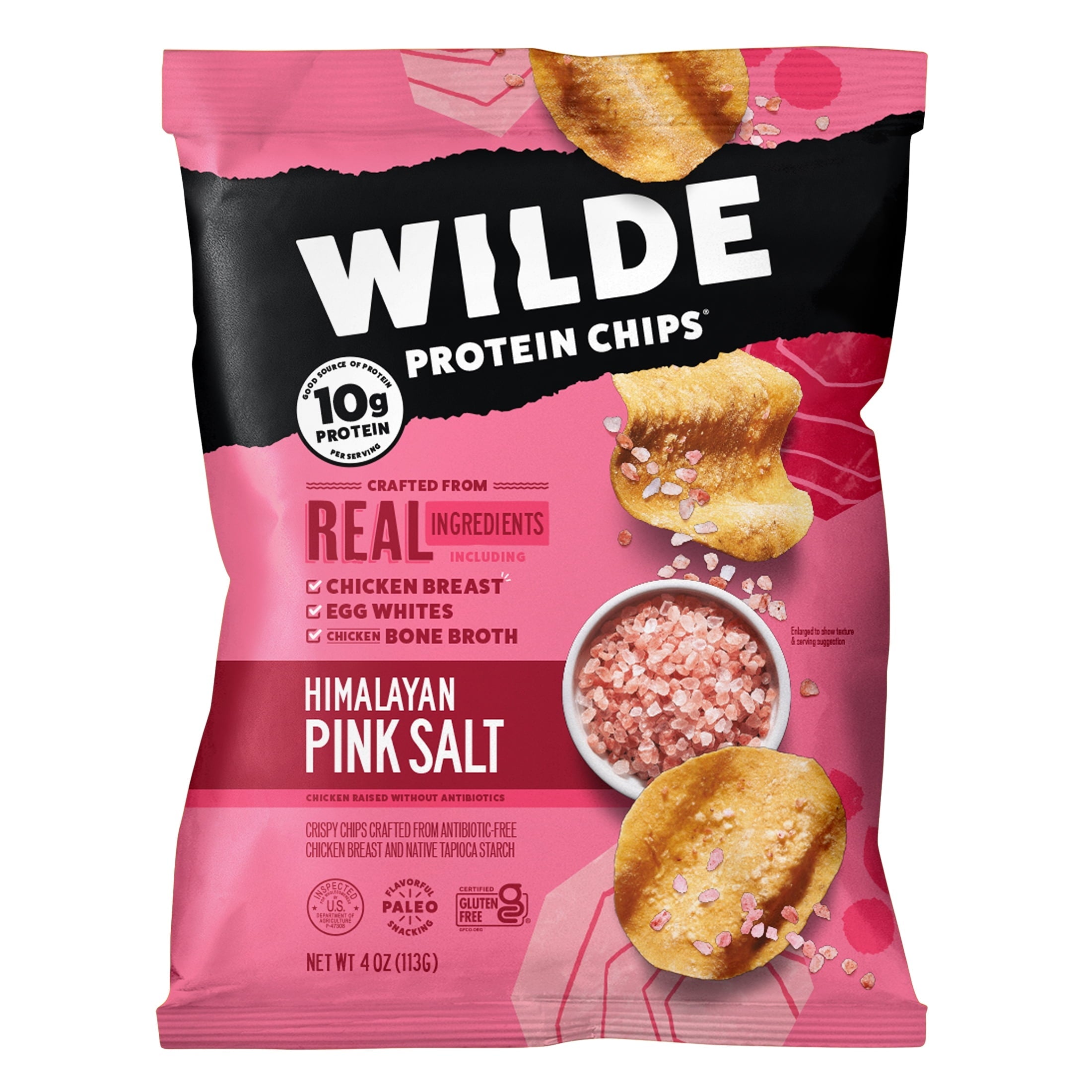 Wilde Protein Chips Himalayan Pink Salt 4 Oz