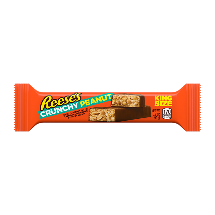 Reese's Crunchy Peanut King Size 3.2 Oz Bar