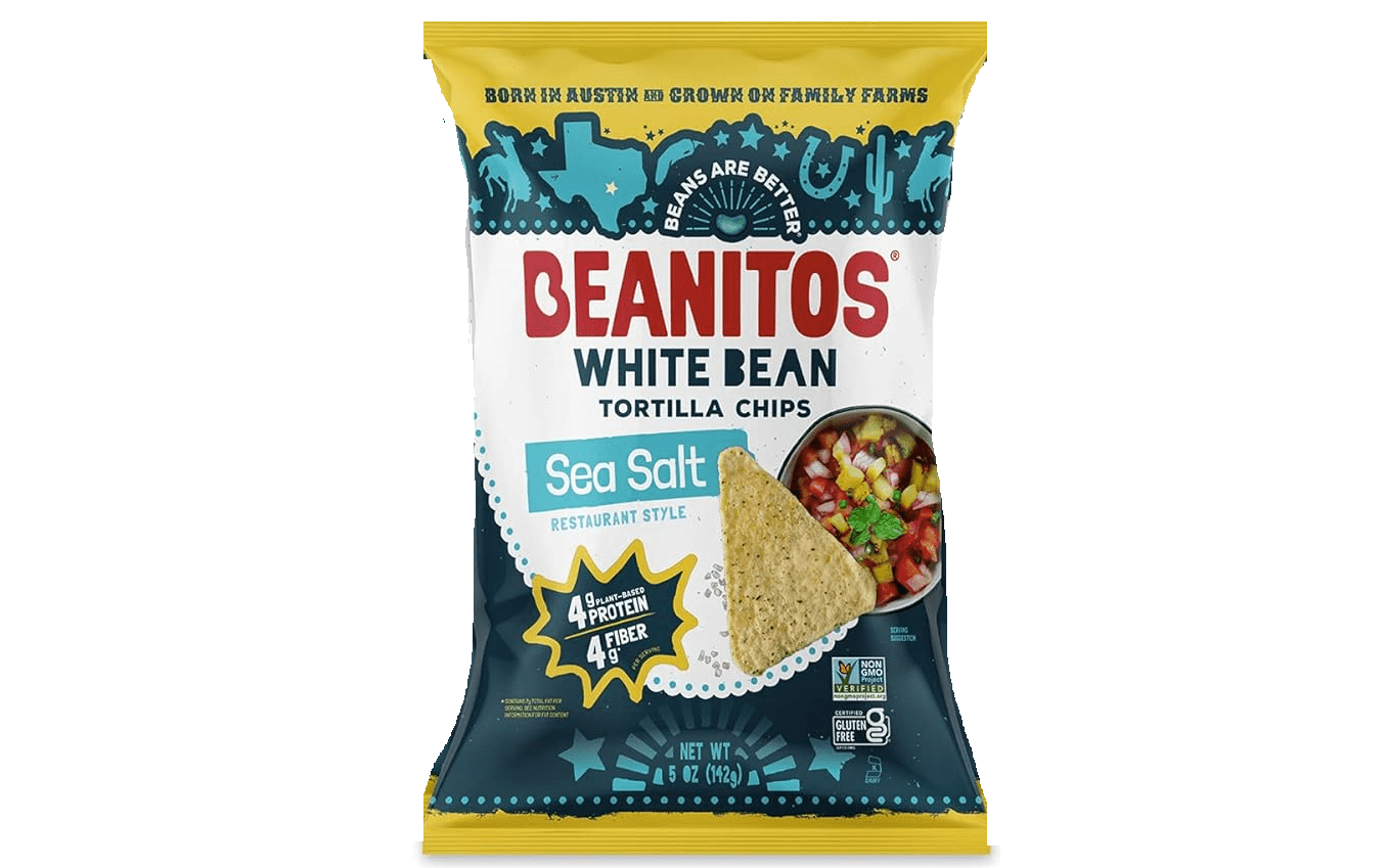Beanitos White Bean Chips Restaurant Style 6 oz Bag