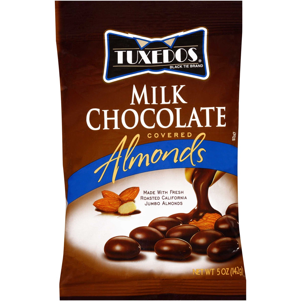 Tuxedos Milk Chocolate Covered Almonds 5.35 Oz Bag