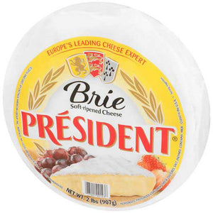 Wholesale Président Cheese Brie 2lb Wheel-2 LB Bulk