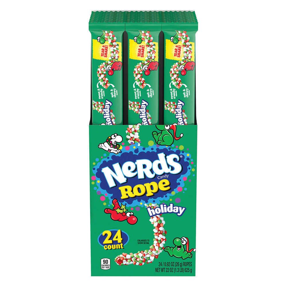 Wholesale Christmas Nerds Rope 0.92 Oz- Bulk